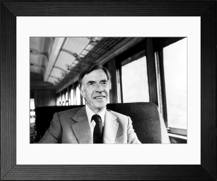 Framed Print : Economist John Kenneth Galbraith, ca 1977. Courtesy: CSU Archives / Everett Collection