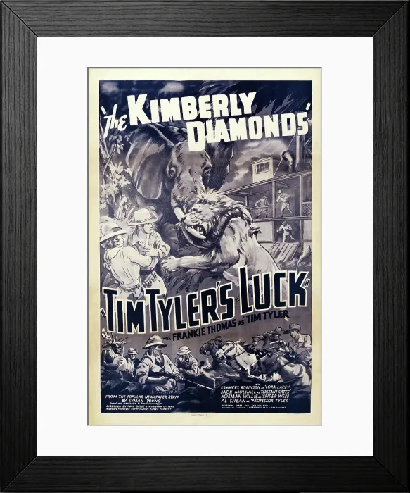 Framed Print : TIM TYLER'S LUCK, US poster, 1937
