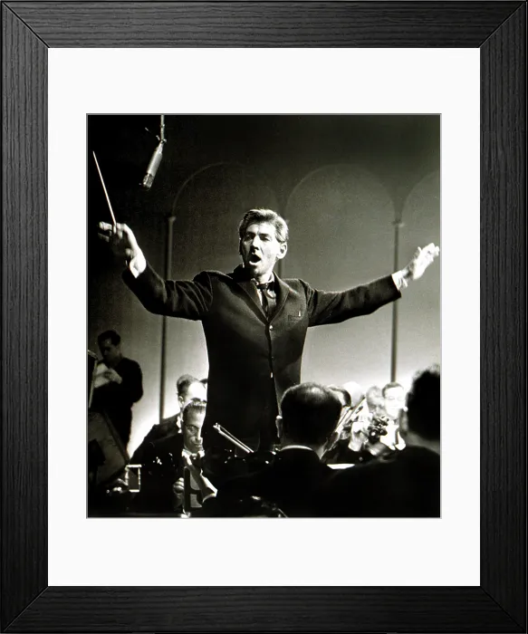 Framed Print : LEONARD BERNSTEIN, c. 1961. Courtesy: CSU Archives / Everett Collection Framed Print : LEONARD BERNSTEIN, c. 1961. Courtesy: CSU Archives / Everett Collection