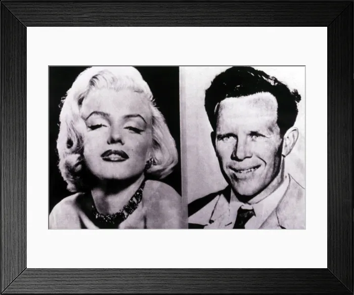 Framed Print : Marilyn Monroe, James Dougherty, her first husband. Courtesy: CSU Archives / Everett Collection Framed Print : Marilyn Monroe, James Dougherty, her first husband. Courtesy: CSU Archives / Everett Collection