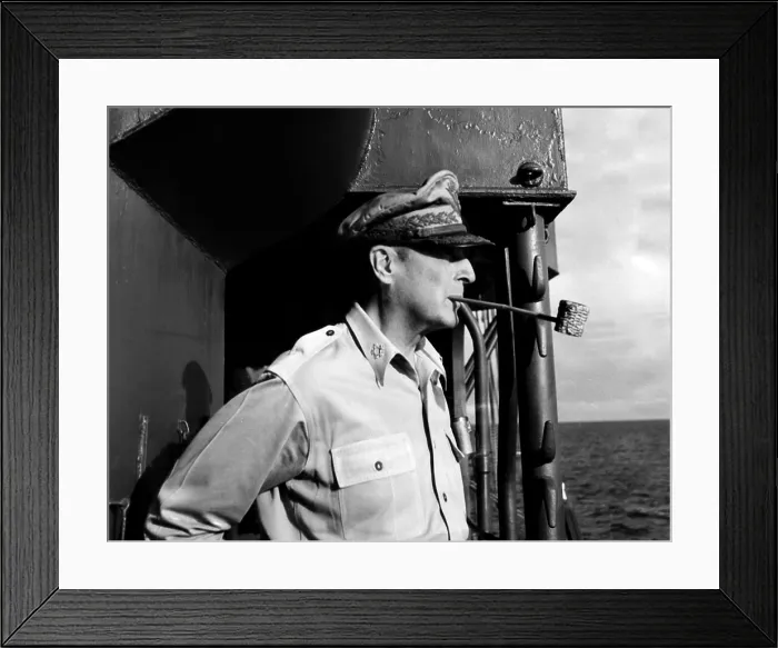 Framed Print : General Douglas MacArthur, (1880-1964), U.S. Supreme Allied commander, South West Pacific Area, on a visit to Cebu, June 25, 1945. Courtesy: CSU Archives / Everett Collection Framed Print : General Douglas MacArthur, (1880-1964), U.S. Supreme Allied commander, South West Pacific Area, on a visit to Cebu, June 25, 1945. Courtesy: CSU Archives / Everett Collection