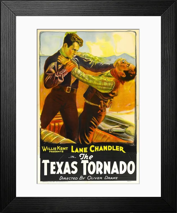Framed Print : TEXAS TORNADO, left: Lane Chandler, 1932