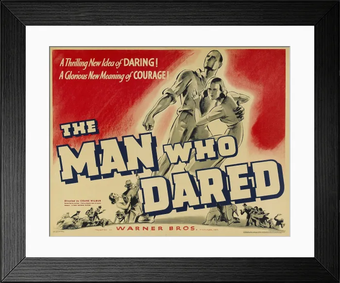 Framed Print : THE MAN WHO DARED, 1939