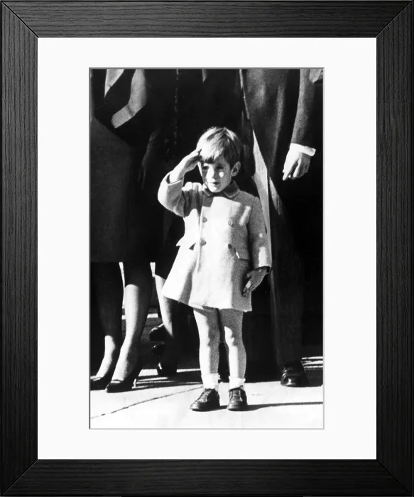 Framed Print : EV 1808 - John F. Kennedy, Jr. salutes as his father's coffin is taken to St. Matthew's Cathedral in Washington, D.C. December 18, 1963 Framed Print : EV 1808 - John F. Kennedy, Jr. salutes as his father's coffin is taken to St. Matthew's Cathedral in Washington, D.C. December 18, 1963