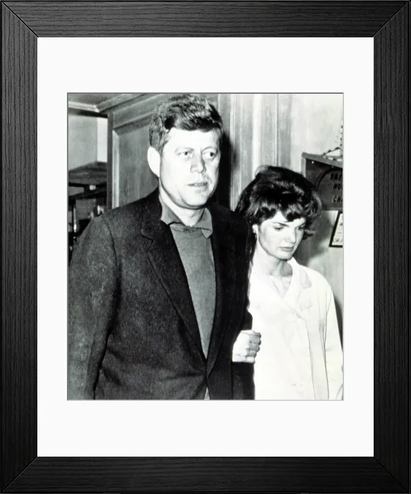 Framed Print : President and Jacqueline Kennedy, 1961.. Courtesy: CSU Archives  /  Everett Collection