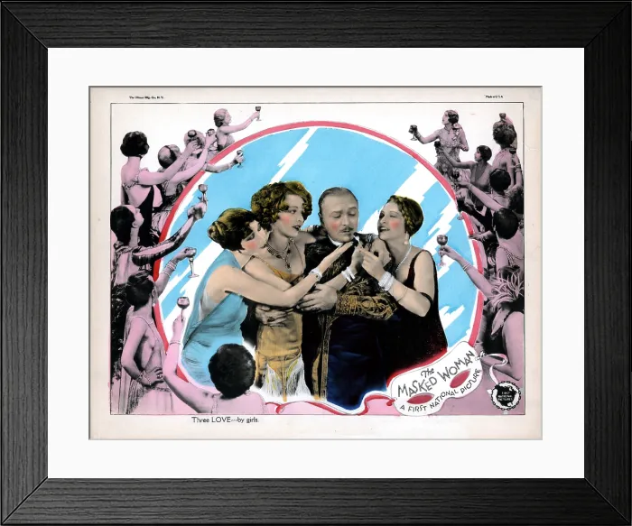 Framed Print : THE MASKED WOMAN, Holbrook Blinn, 1927