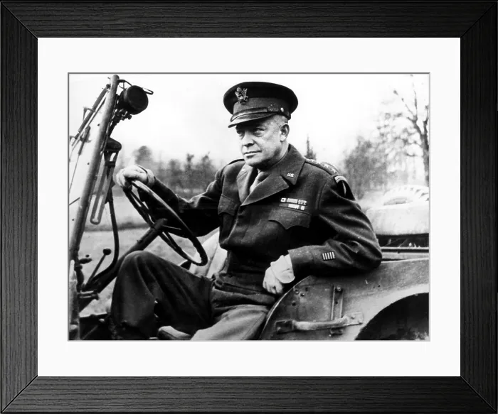 Framed Print : General Dwight D. Eisenhower, D-Day, June 6, 1944. Courtesy: CSU Archives / Everett Collection
