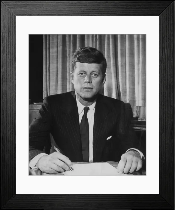Framed Print : Senator John F. Kennedy, circa. 1956. Courtesy: CSU Archives / Everett Collection