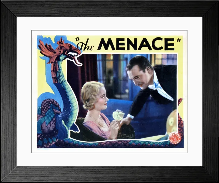 Framed Print : THE MENACE, from left, Bette Davis, Walter Byron, 1932 Framed Print : THE MENACE, from left, Bette Davis, Walter Byron, 1932