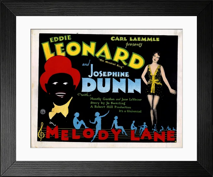 Framed Print : MELODY LANE, from left, Eddie Leonard, Josephine Dunn, 1929