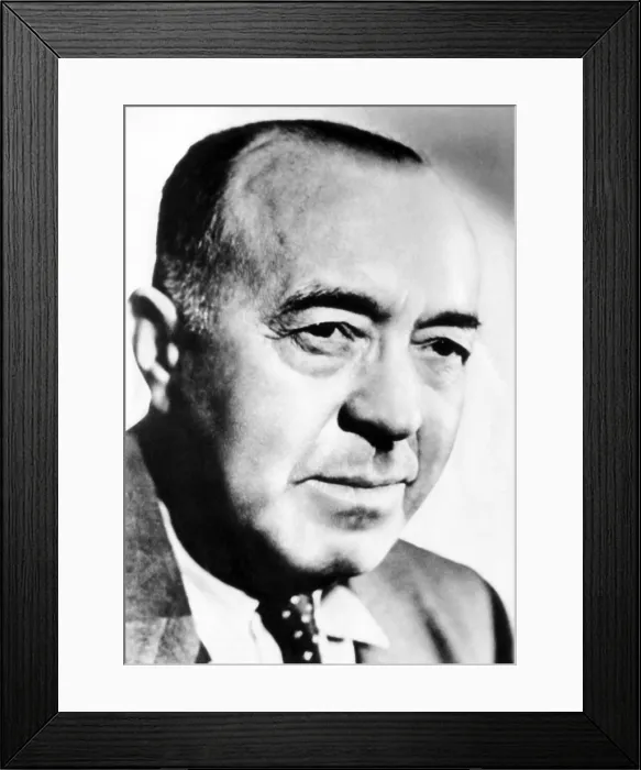 Framed Print : Edgar Rice Burroughs, 1950. Courtesy: CSU Archives / Everett Collection