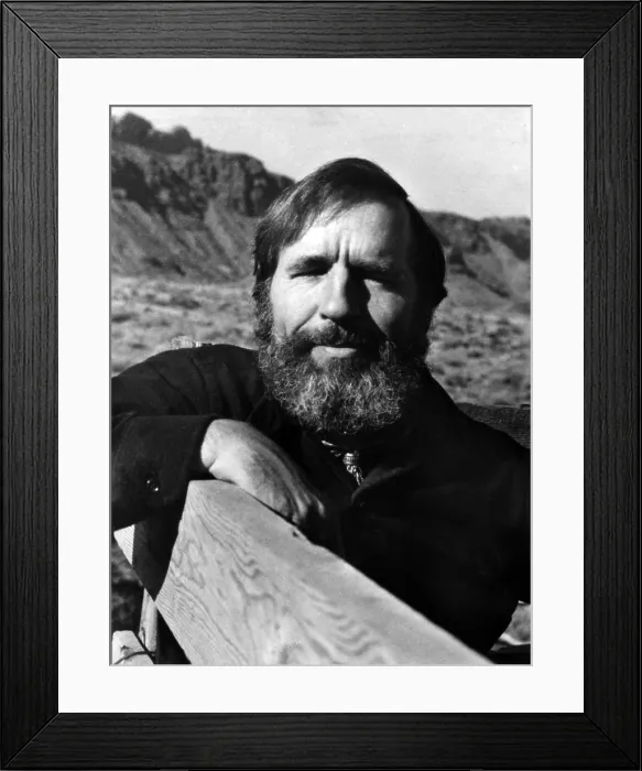 Framed Print : Edward Abbey, author of ABBEY'S ROAD, 1979. Courtesy: CSU Archives  /  Everett Collection