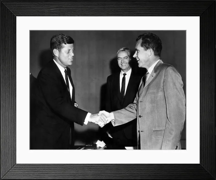 Framed Print : President-Elect John F. Kennedy, TV Reporter Howard K Framed Print : President-Elect John F. Kennedy, TV Reporter Howard K