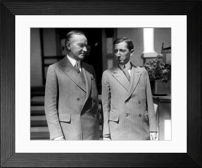 Framed Print : President Calvin Coolidge, Will Hays, September, 1926. Courtesy: CSU Archives / Everett Collection Framed Print : President Calvin Coolidge, Will Hays, September, 1926. Courtesy: CSU Archives / Everett Collection