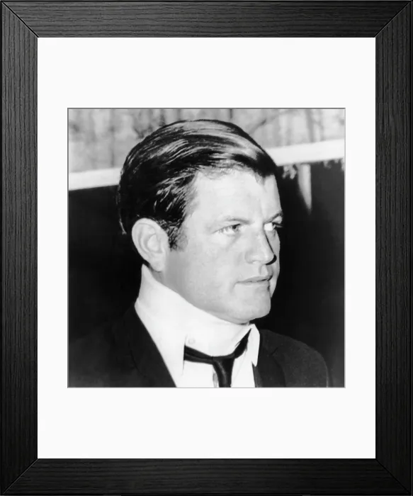 Framed Print : Senator Edward Kennedy, leaving Hyannis Port for Pennsylvania funeral of Mary Jo Kopechne, July 22, 1969, Courtesy: CSU Archives / Everett Collection Framed Print : Senator Edward Kennedy, leaving Hyannis Port for Pennsylvania funeral of Mary Jo Kopechne, July 22, 1969, Courtesy: CSU Archives / Everett Collection