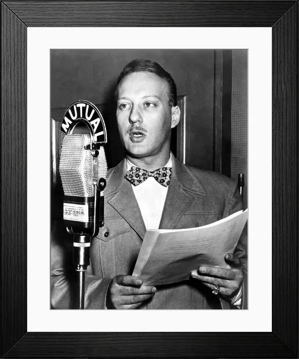 Framed Print : Bret Morrison, circa 1950s. Courtesy: CSU Archives / Everett Collection Framed Print : Bret Morrison, circa 1950s. Courtesy: CSU Archives / Everett Collection