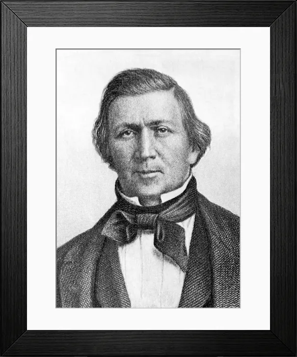 Framed Print : Brigham Young, (1801-1877), President of the Church of Latter Day Saints and Mormon Leader, c. 1830s.. Courtesy: CSU Archives / Everett Collection Framed Print : Brigham Young, (1801-1877), President of the Church of Latter Day Saints and Mormon Leader, c. 1830s.. Courtesy: CSU Archives / Everett Collection