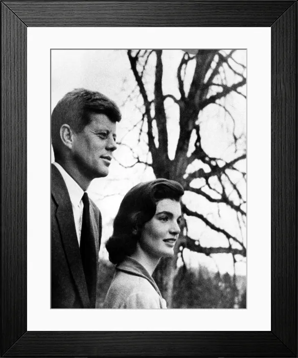 Framed Print : Senator John F. Kennedy, Jackie Kennedy, circa. 1956. Courtesy: CSU Archives / Everett Collection