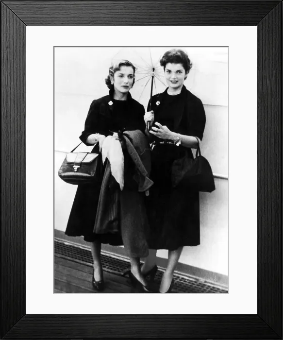Framed Print : Jacqueline Bouvier and sister Lee, ca. 1950s. Courtesy: CSU Archives / Everett Collection Framed Print : Jacqueline Bouvier and sister Lee, ca. 1950s. Courtesy: CSU Archives / Everett Collection