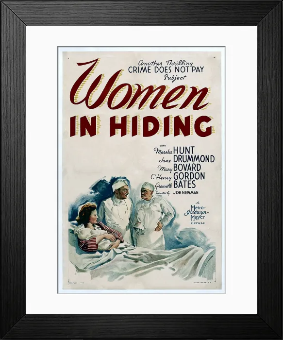 Framed Print : WOMEN IN HIDING, 1940