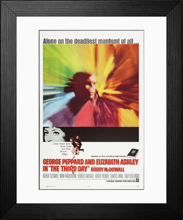 Framed Print : THE THIRD DAY, US poster art, 1965 Framed Print : THE THIRD DAY, US poster art, 1965