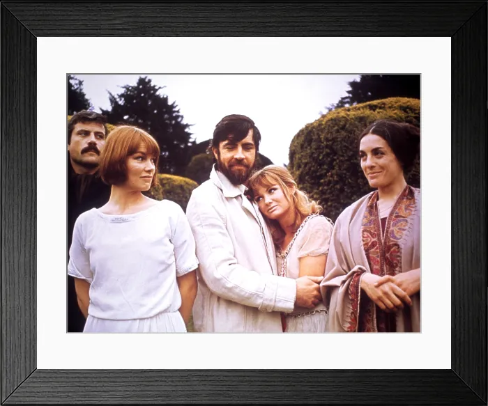 Framed Print : WOMEN IN LOVE, Oliver Reed, Glenda Jackson, Alan Bates, Jennie Linden, Eleanor Bron, 1969
