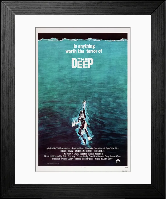 Framed Print : THE DEEP, US poster, 1977