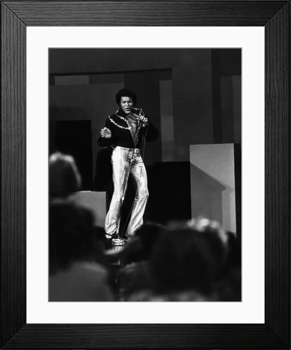 Framed Print : Chubby Checker, 1977. Courtesy: CSU Archives / Everett Collection