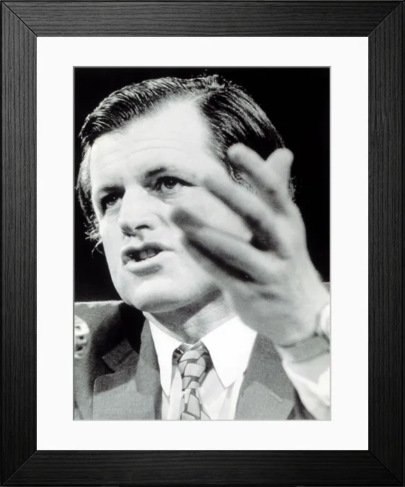 Framed Print : Senator Ted Kennedy in 1973. Courtesy: CSU Archives  /  Everett Collection