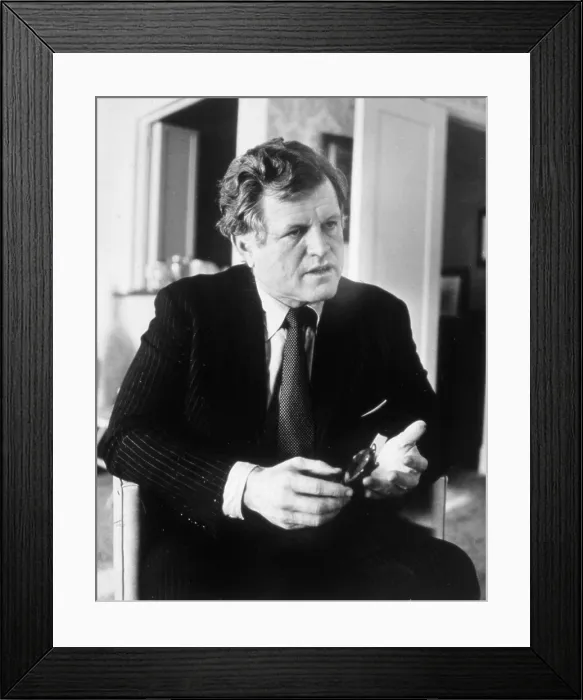 Framed Print : Senator Ted Kennedy, ca. 1980.. Courtesy: CSU Archives / Everett Collection Framed Print : Senator Ted Kennedy, ca. 1980.. Courtesy: CSU Archives / Everett Collection