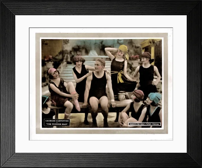 Framed Print : THE WONDER MAN, Georges Carpentier, 1920