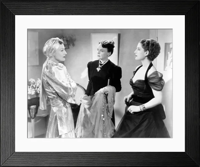 Framed Print : THE WOMEN, from left: Joan Crawford, Alice Keating, Norma Shearer, 1939