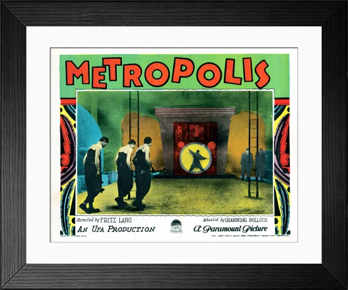 Framed Print : METROPOLIS, lobbycard, 1927 Framed Print : METROPOLIS, lobbycard, 1927