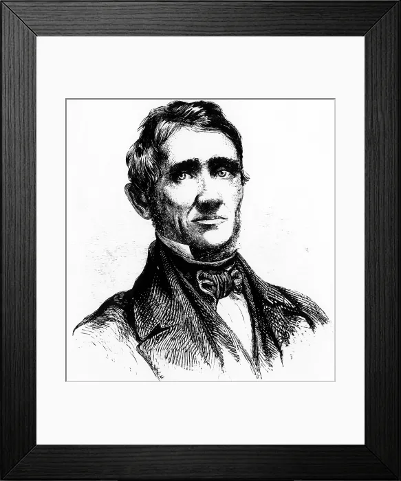 Framed Print : Inventor Charles Goodyear (1800-1860). Courtesy: CSU Archives / Everett Collection