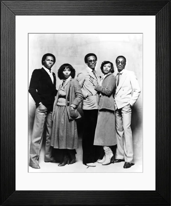Framed Print : Chic, Nile Rodgers (l.), ca. 1970s. Courtesy: CSU Archives / Everett Collection Framed Print : Chic, Nile Rodgers (l.), ca. 1970s. Courtesy: CSU Archives / Everett Collection