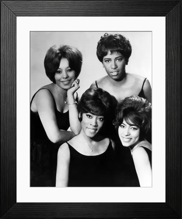 Framed Print : The Chiffons, Judy Craig, Patricia Bennett, Barbara Lee, Sylvia Peterson, 1967. Courtesy: CSU Archives / Everett Collection