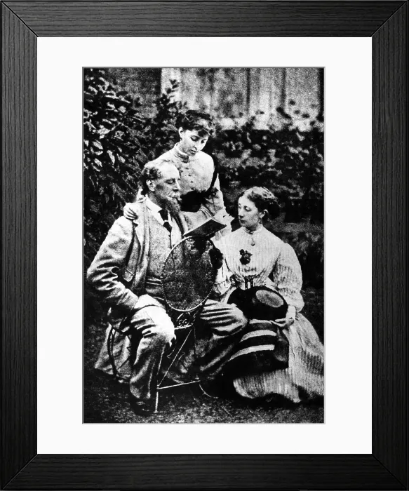 Framed Print : Charles Dickens, circa 1860s. Courtesy: CSU Archives / Everett Collection