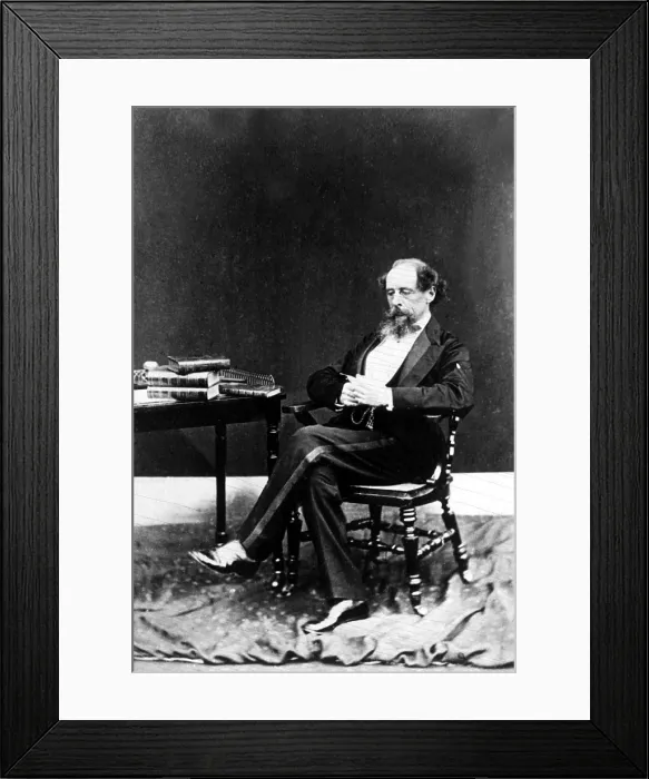 Framed Print : Charles Dickens. Courtesy: CSU Archives  /  Everett Collection