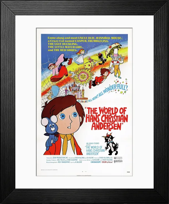 Framed Print : THE WORLD OF HANS CHRISTIAN ANDERSEN, (aka HANSU KURUSHITAN ANDERUSAN NO SEKAI), US poster art, 1971 Framed Print : THE WORLD OF HANS CHRISTIAN ANDERSEN, (aka HANSU KURUSHITAN ANDERUSAN NO SEKAI), US poster art, 1971