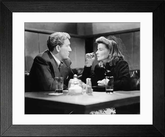 Framed Print : WOMAN OF THE YEAR, Spencer Tracy, Katharine Hepburn, 1942 Framed Print : WOMAN OF THE YEAR, Spencer Tracy, Katharine Hepburn, 1942
