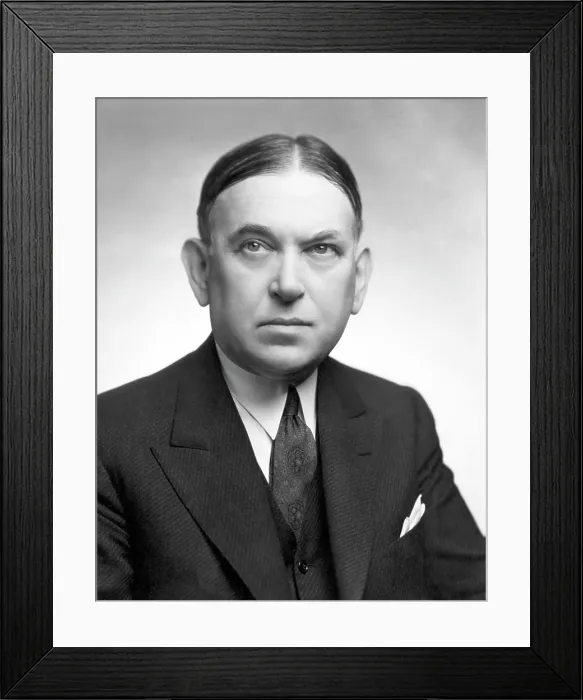 Framed Print : H.L. Mencken, (aka Henry Mencken, 1880-1956), Writer and journalist, circa 1920s