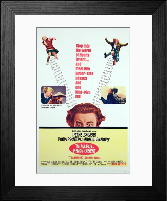 Framed Print : THE WORLD OF HENRY ORIENT, Peter Sellers, Merrie Spaeth, Tippy Walker, 1964