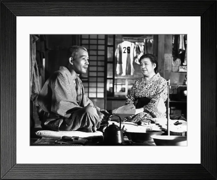 Framed Print : TOKYO STORY, (aka TOKYO MONOGATARI), Chishu Ryu, Chieko Higashiyama, 1953