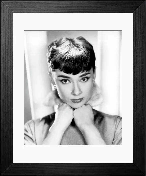 Framed Print : Audrey Hepburn, 1953