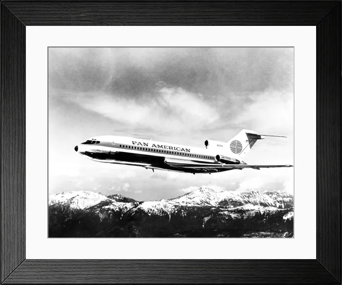 Framed Print : Pan American Airways, (Boeing 727), ca. mid-1960s. Courtesy: CSU Archives  /  Everett Collection