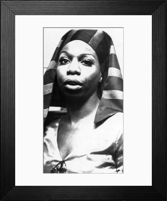 Framed Print : NINA SIMONE, 1978. Courtesy: CSU Archives  /  Everett Collection