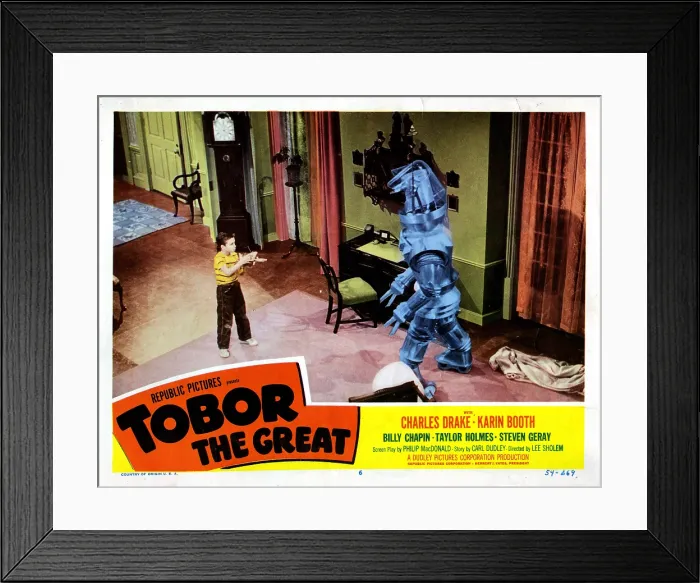 Framed Print : TOBOR THE GREAT, Billy Chapin, 1954 Framed Print : TOBOR THE GREAT, Billy Chapin, 1954