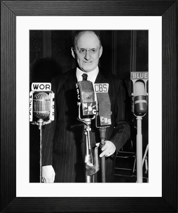 Framed Print : Henry Morgenthau Jr. (Secretary of the Treasury) speaking at The Fourth War Loan Campaign, New York City, January 17, 1944. Courtesy: CSU Archives / Everett Collection Framed Print : Henry Morgenthau Jr. (Secretary of the Treasury) speaking at The Fourth War Loan Campaign, New York City, January 17, 1944. Courtesy: CSU Archives / Everett Collection