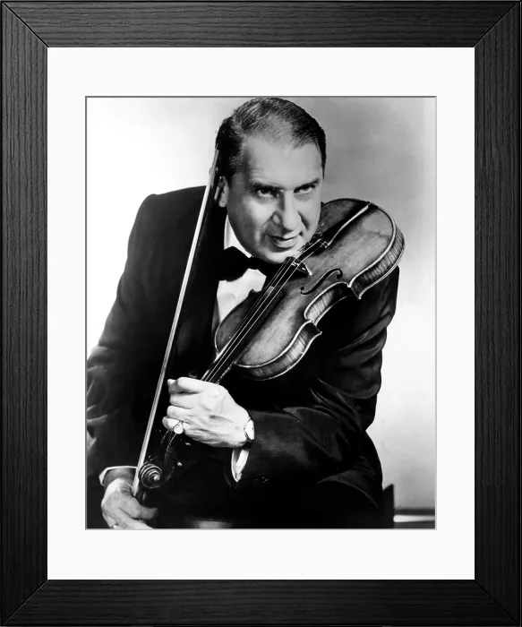 Framed Print : Henny Youngman, (1906-1998), violinist and comedian, 1962.. Courtesy: CSU Archives  /  Everett Collection