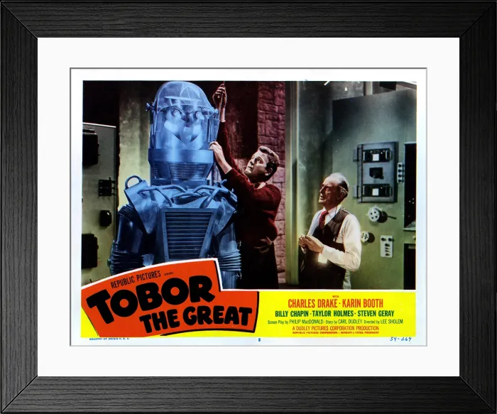 Framed Print : TOBOR THE GREAT, Charles Drake, Taylor Holmes 1954